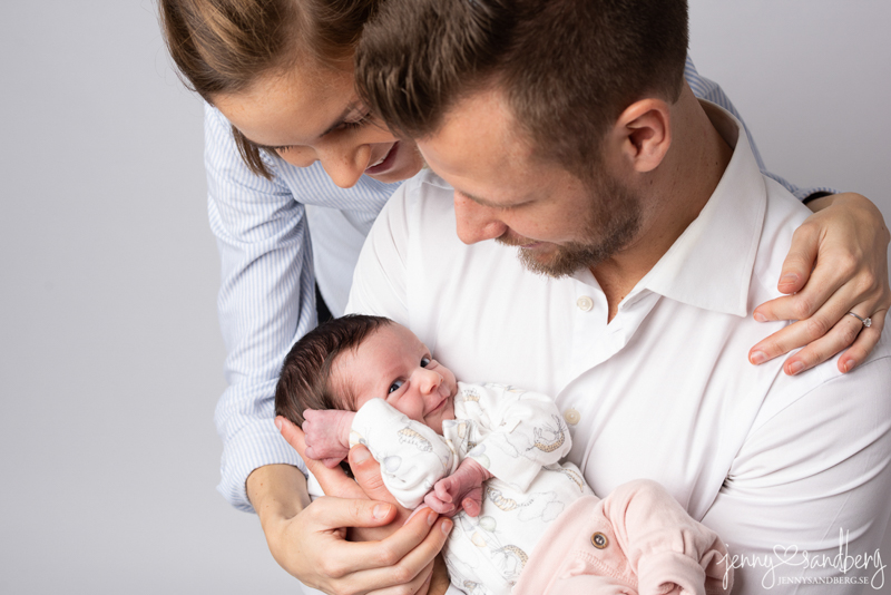 Nyföddfotografering familjefoto Malmö