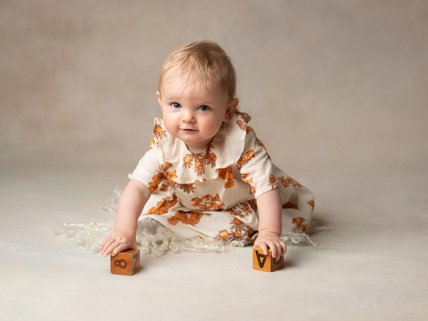 1 års fotografering i studio