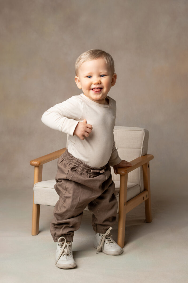 1 års fotografering i studio