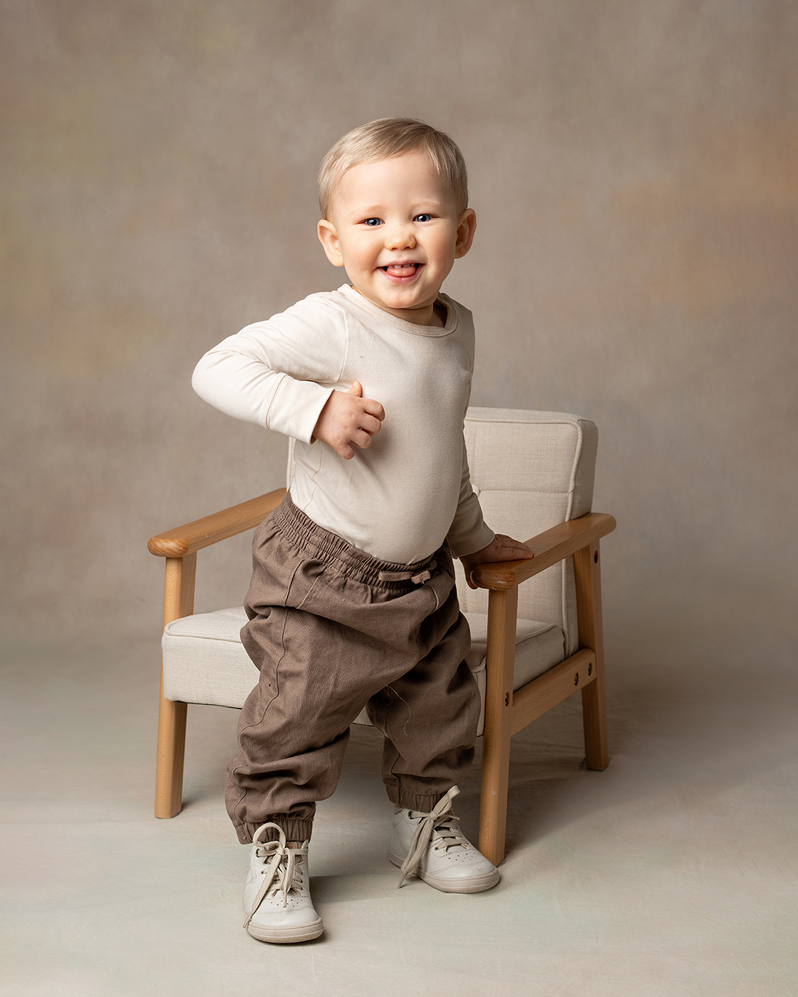 1 års fotografering i studio