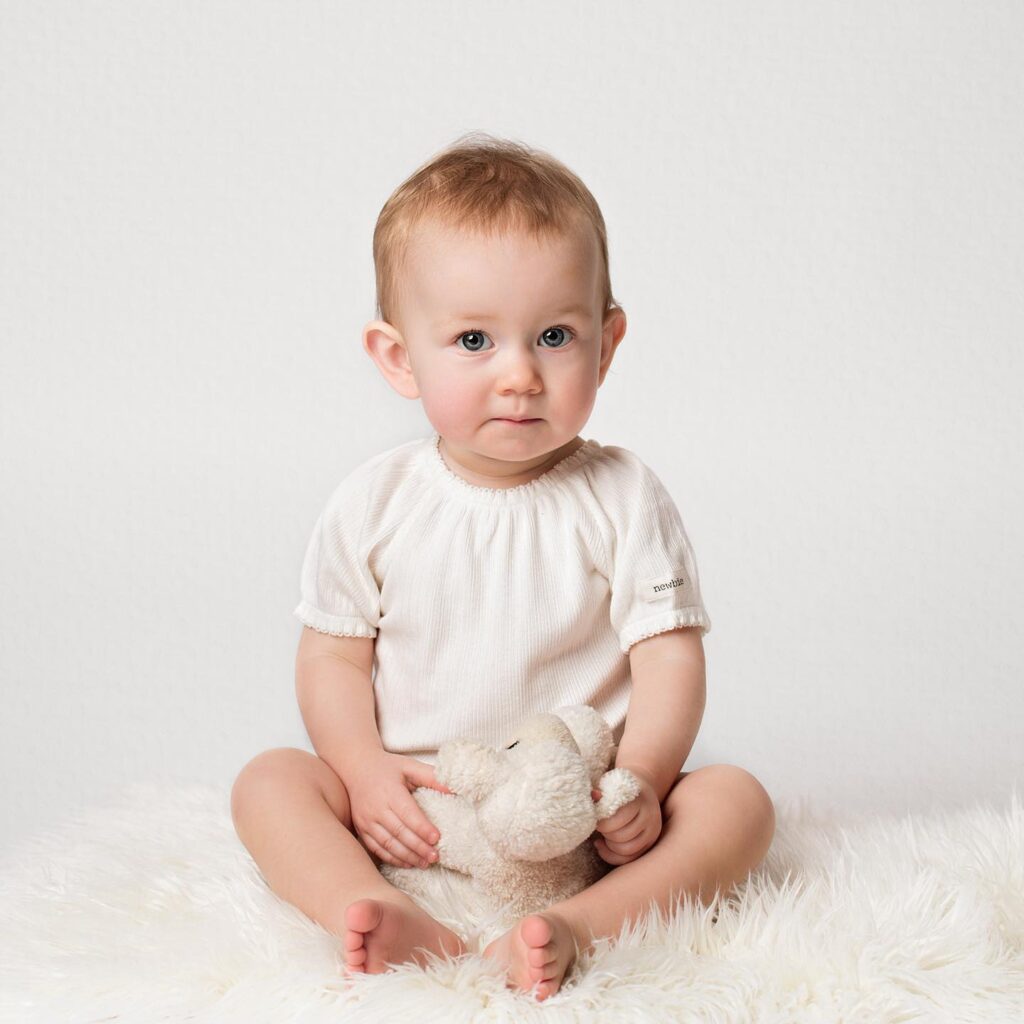 1 årsfotografering, bebisens olika åldrar att fotografera