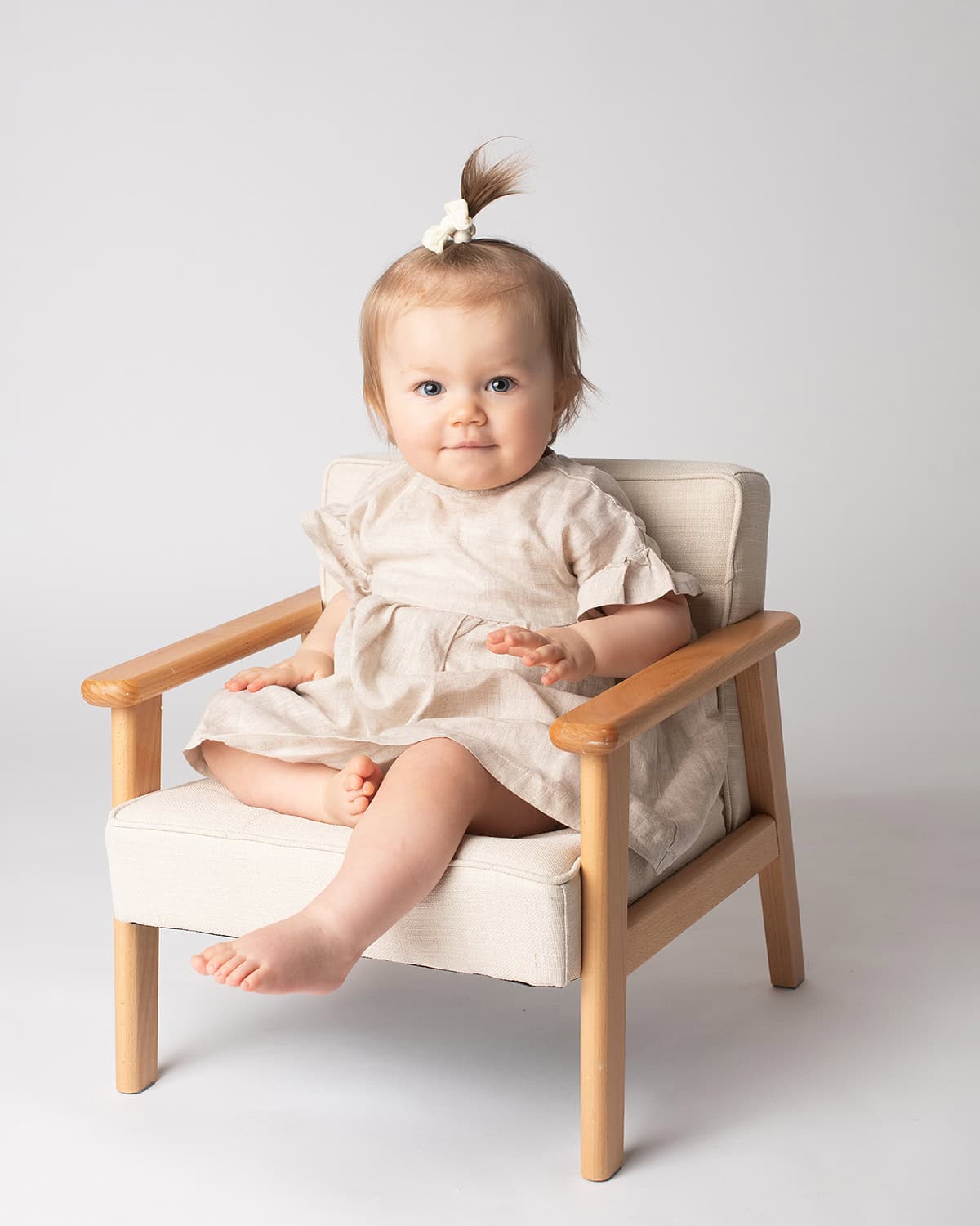 bebisfotografering i studio 1 åring