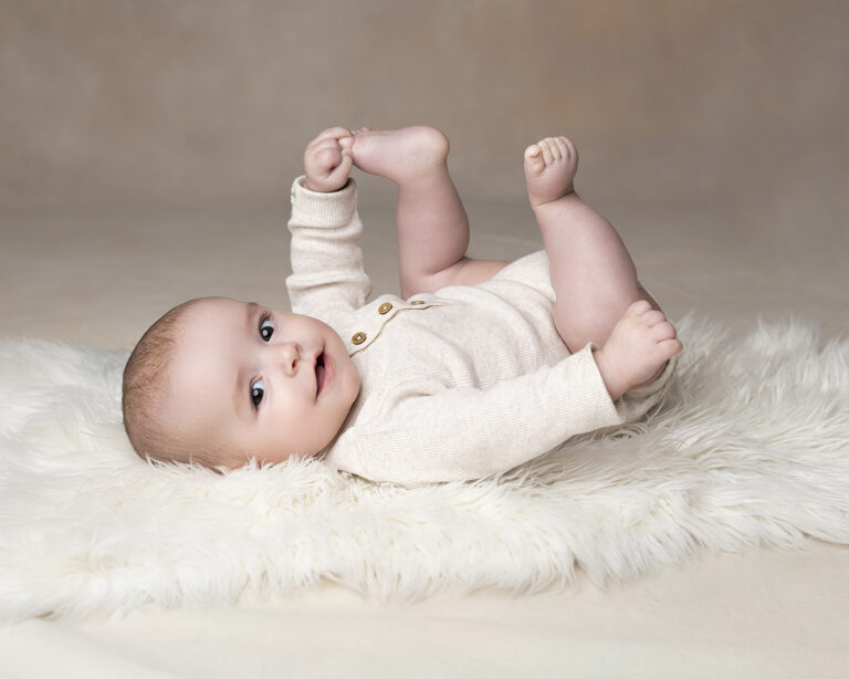 Babyfotografering i studio nära Lund och Malmö