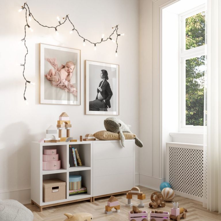 tavlor på väggen som inspiration till inredning