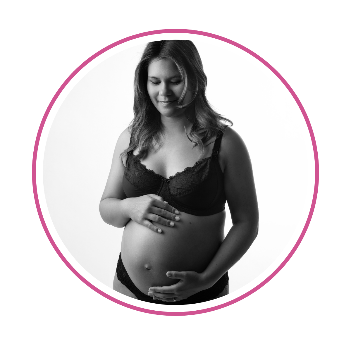 Gravidfotografering med en svartvit bild recension